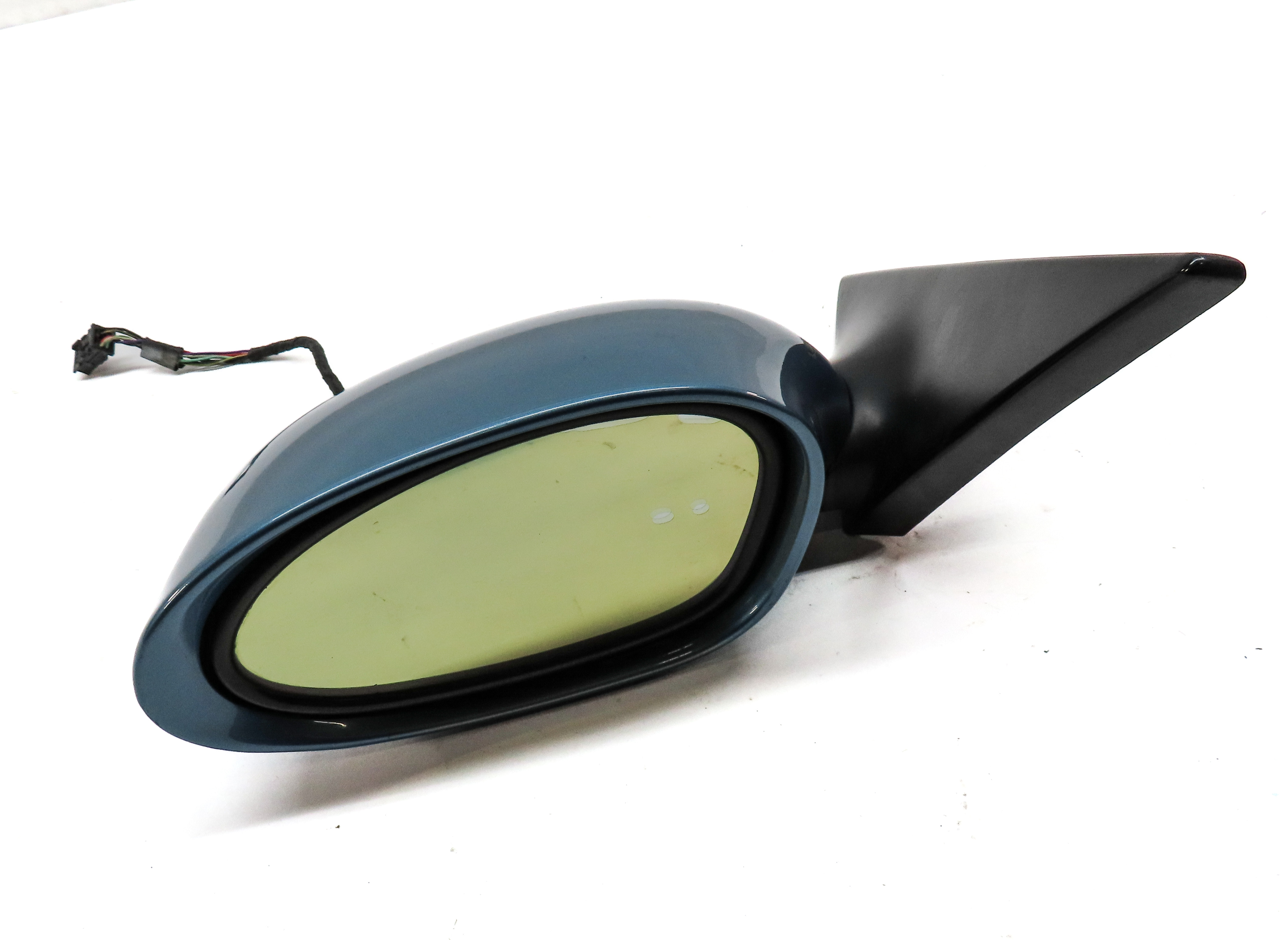 2003-2008 BMW Z4 (E85) LEFT DRIVER HEATED AUTODIM DOOR MIRROR (BLUE) — exact item pictured